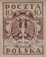 FindYourStampsValue: Eagle and Fasces, Symbolical of United Poland