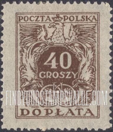 FindYourStampsValue: POSTAGE DUE - Numerals of Value