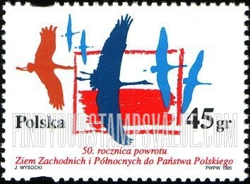 FindYourStampsValue: Ruturn of Western Polish Territories, 50th Anniversary
