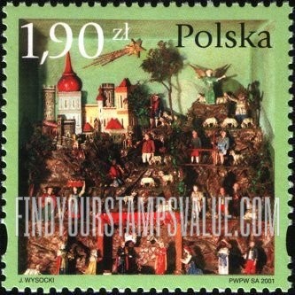 FindYourStampsValue: Creches from Lower Silesia: Christmas