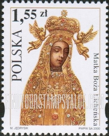 FindYourStampsValue: Depictions of the Virgin Mary: Lichen