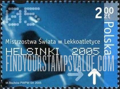 FindYourStampsValue: World Track and Field Championships, Helsinki: Pole vault