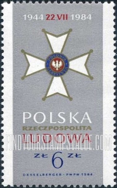 FindYourStampsValue: Order of Revival of Poland