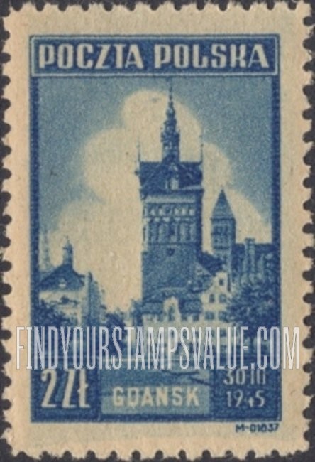 FindYourStampsValue: Stock Tower, Gdansk