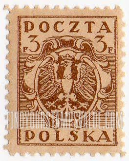 FindYourStampsValue: Eagle and Fasces, Symbolical of United Poland