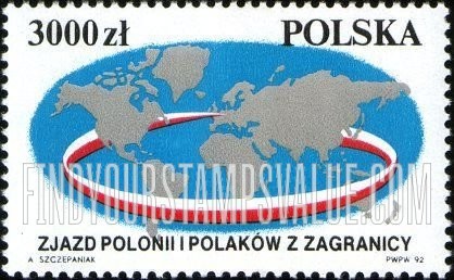 FindYourStampsValue: Polish Emigrants Association World Meeting