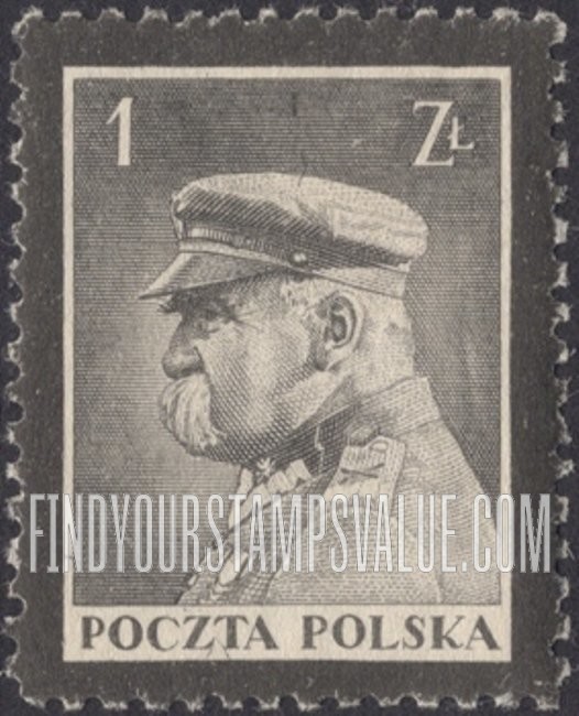 FindYourStampsValue: Marshal Pilsudski