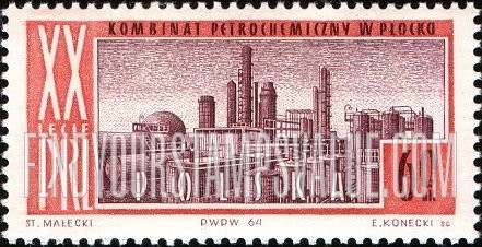 FindYourStampsValue: Oil refinery, Plock