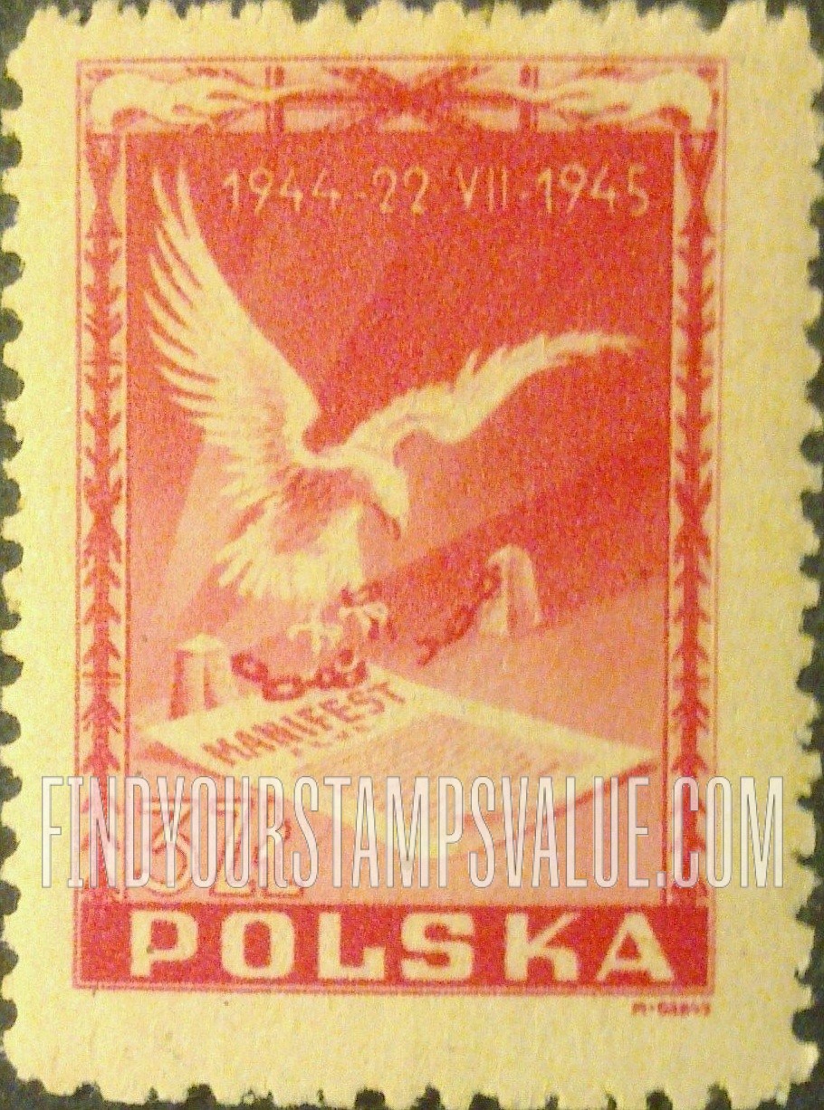 FindYourStampsValue: Eagle Breaking Fetters and Manifesto of Freedom