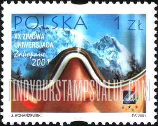 FindYourStampsValue: 20th Winter Universiade, Zakopane