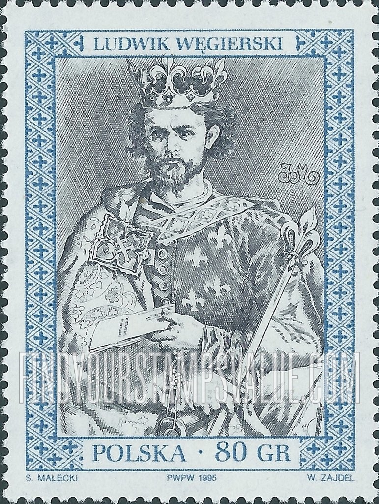 FindYourStampsValue: Polish Royalty Type of 1986 with Denomination at Bottom: Ludwik Wegierski