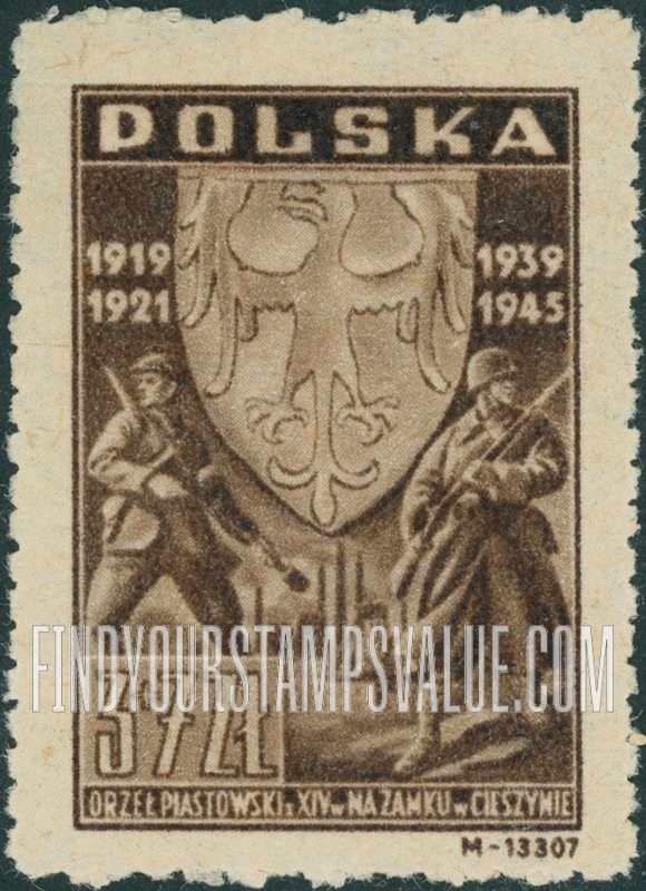 FindYourStampsValue: 14th Century Piast Eagle and Soldiers