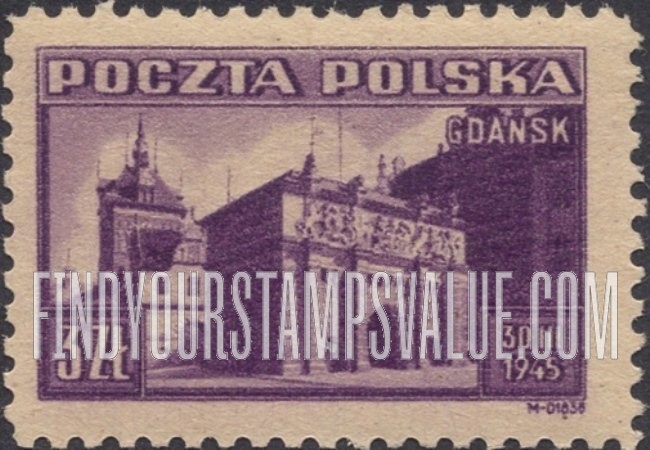 FindYourStampsValue: Ancient High Gate, Gdansk