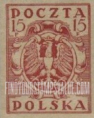 FindYourStampsValue: Eagle and Fasces, Symbolical of United Poland