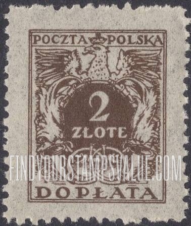 FindYourStampsValue: POSTAGE DUE - Numerals of Value