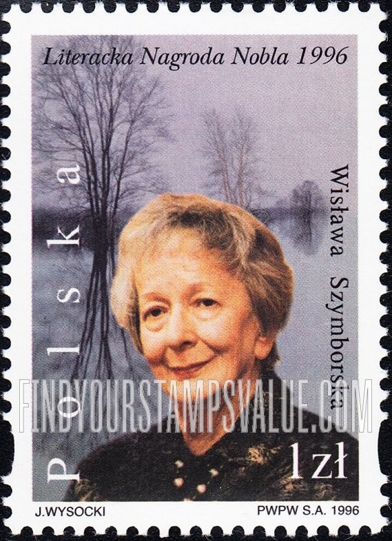 FindYourStampsValue: Wislawa Szymborska, 1996 Nobel Laureate in Literature