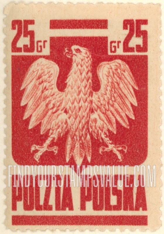 FindYourStampsValue: Polish Eagle