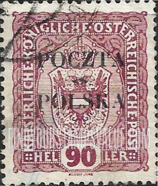 FindYourStampsValue: Coat of arms of Austria: Austrian Stamps of 1916-18 Overprinted