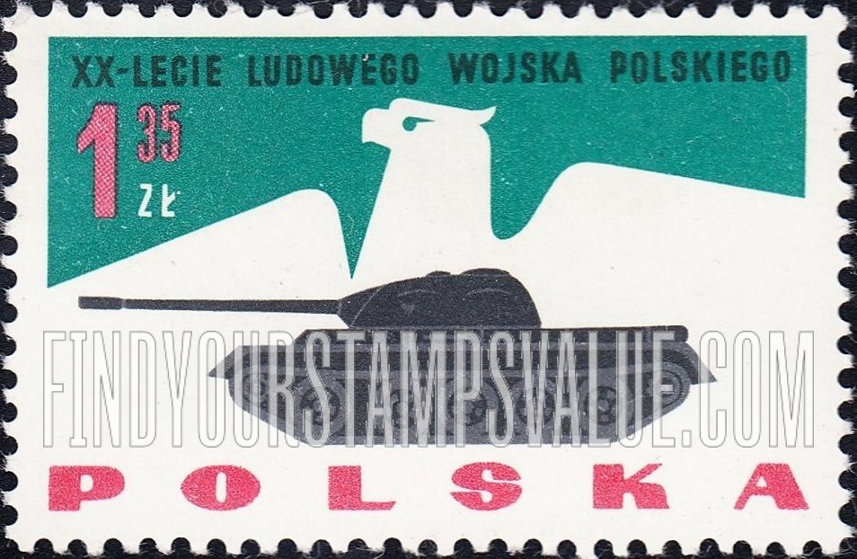 FindYourStampsValue: Eagle and Tank