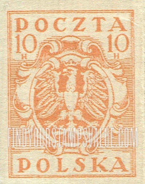 FindYourStampsValue: Eagle and Fasces, Symbolical of United Poland