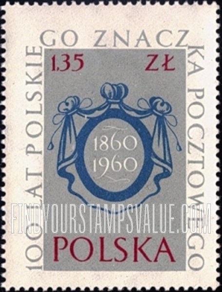 FindYourStampsValue: Design from 1860 issue