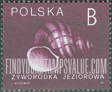 FindYourStampsValue: Shells: Mussel