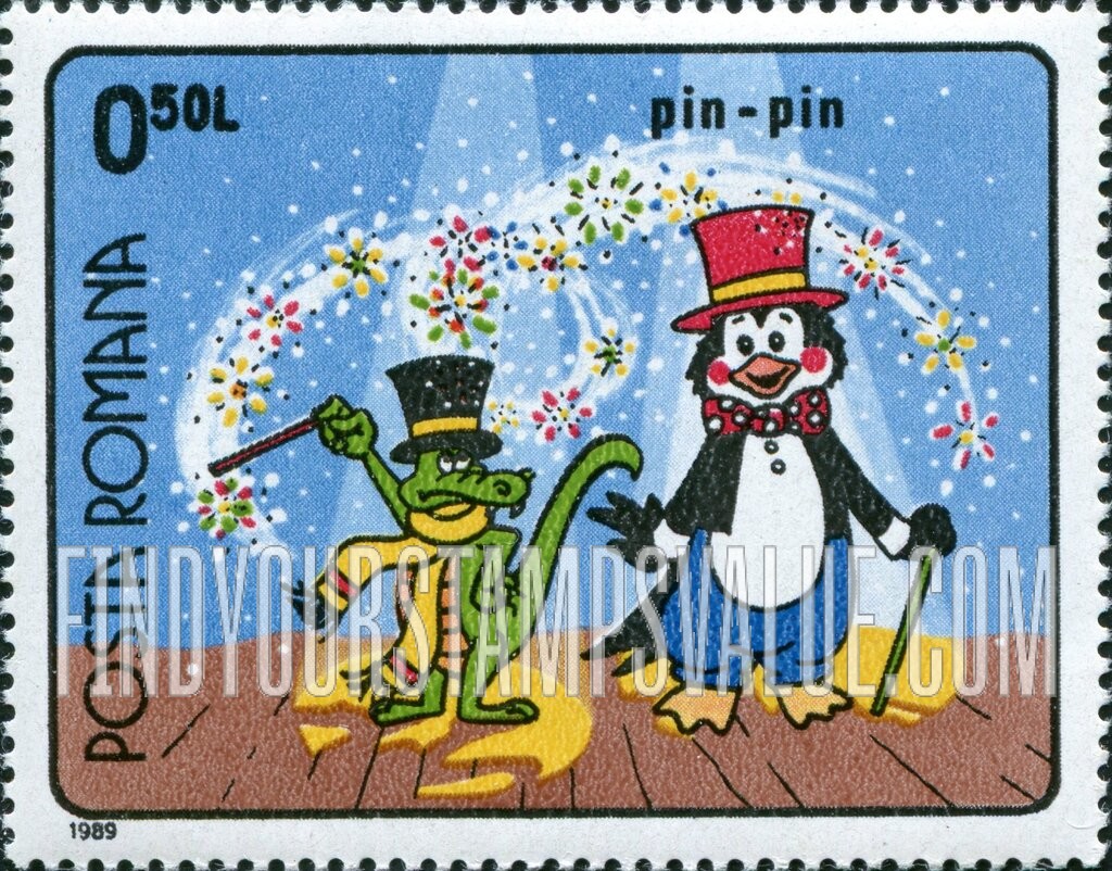 FindYourStampsValue: Cartoons: Pin-pin