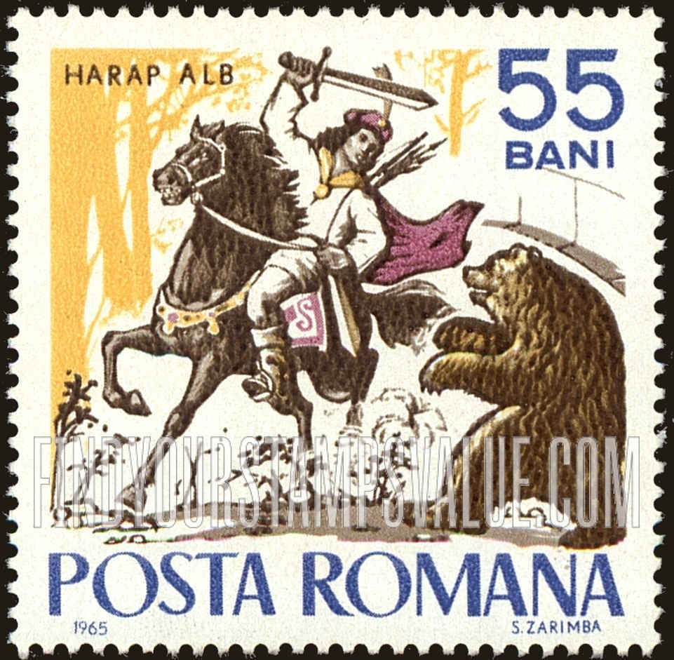 FindYourStampsValue: Fairy Tales: Harap Alb and the Bear