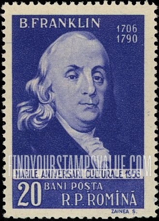 FindYourStampsValue: Portraits: Benjamin Franklin