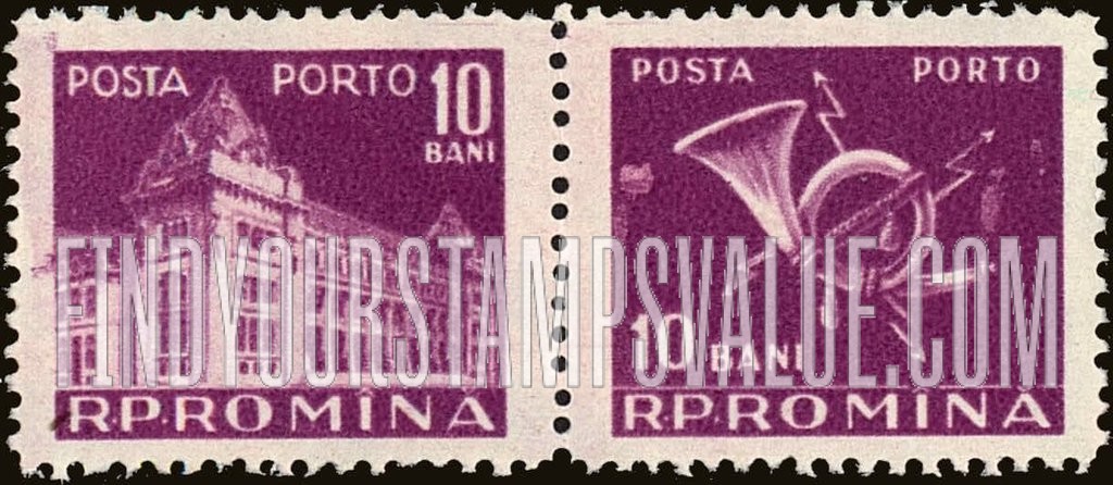FindYourStampsValue: POSTAGE DUE STAMPS - General Post Office and Post Horn