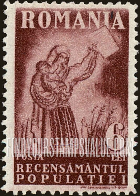 FindYourStampsValue: Woman with Child Holding a Counting Card