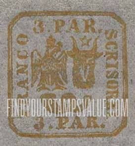 FindYourStampsValue: Moldavia-Walachia: Coat of Arms