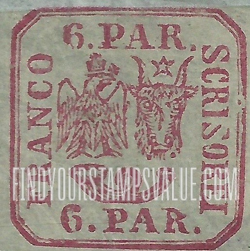 FindYourStampsValue: Moldavia-Walachia: Coat of Arms