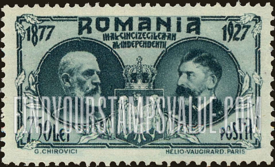 FindYourStampsValue: King Carol I and King Ferdinand