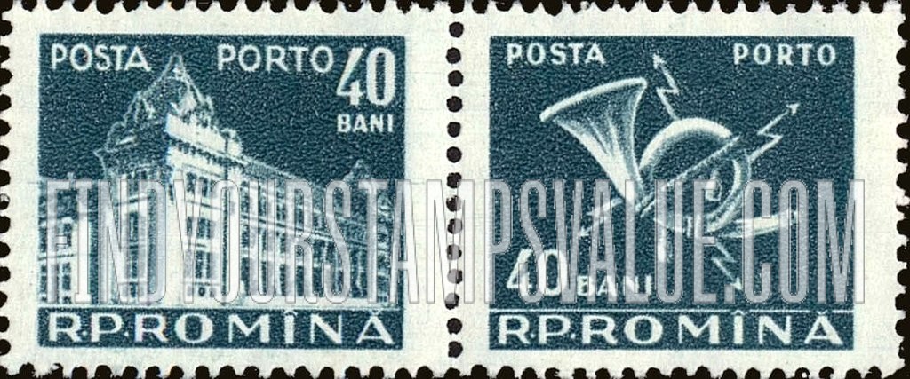 FindYourStampsValue: POSTAGE DUE STAMPS - General Post Office and Post Horn
