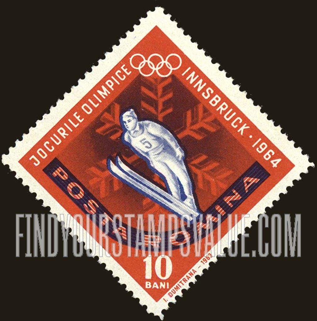 FindYourStampsValue: Ski Jump