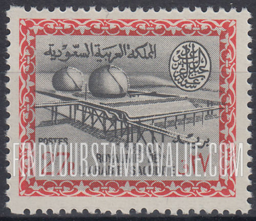 FindYourStampsValue: Gas-oil separating plant, Buqqa - عزل الغاز عن النفط في الحقل النفطي، البقعة
