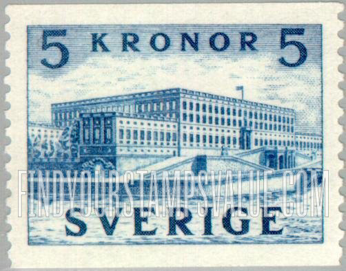 FindYourStampsValue: Royal Palace at Stockholm