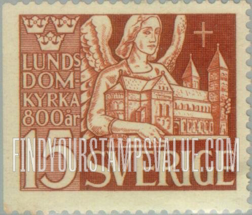 FindYourStampsValue: Angel and Lund Cathedral