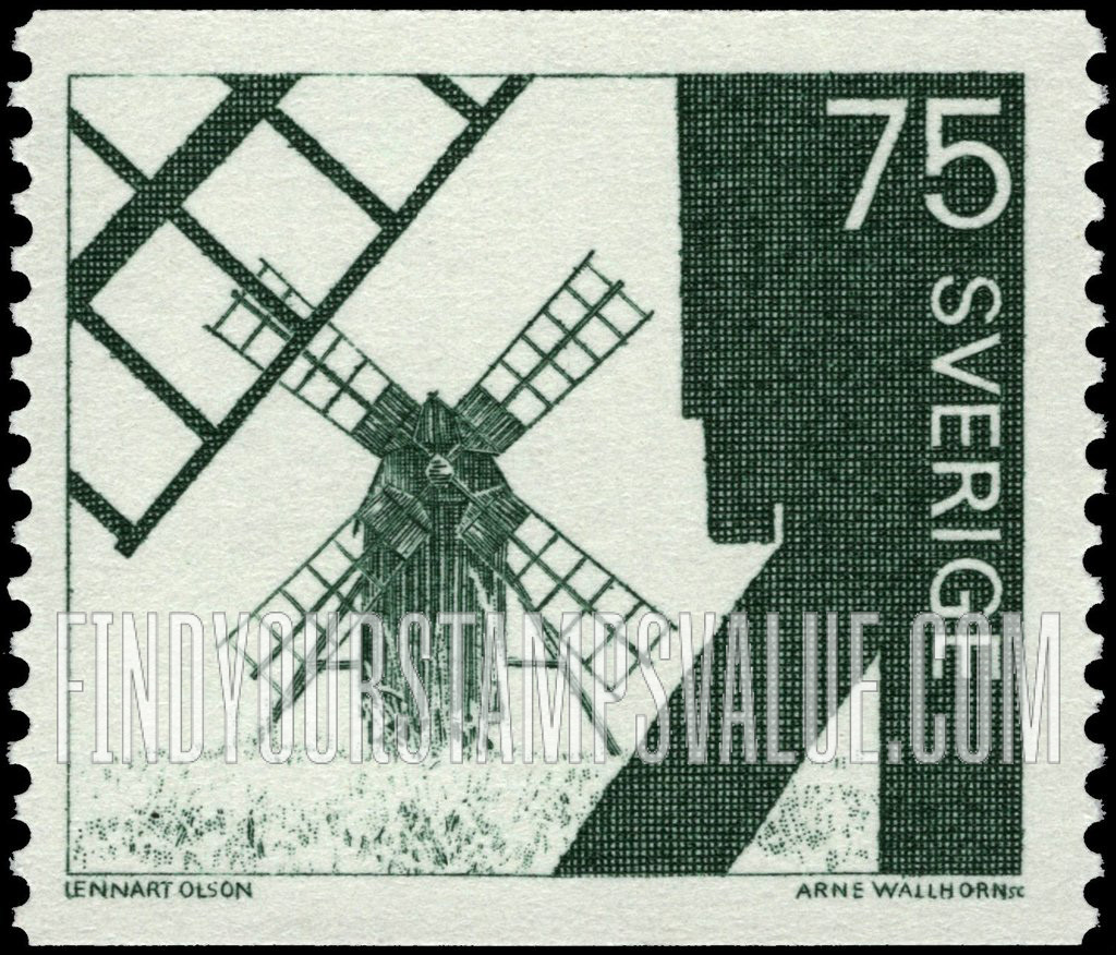 FindYourStampsValue: Windmills, Ölana Island