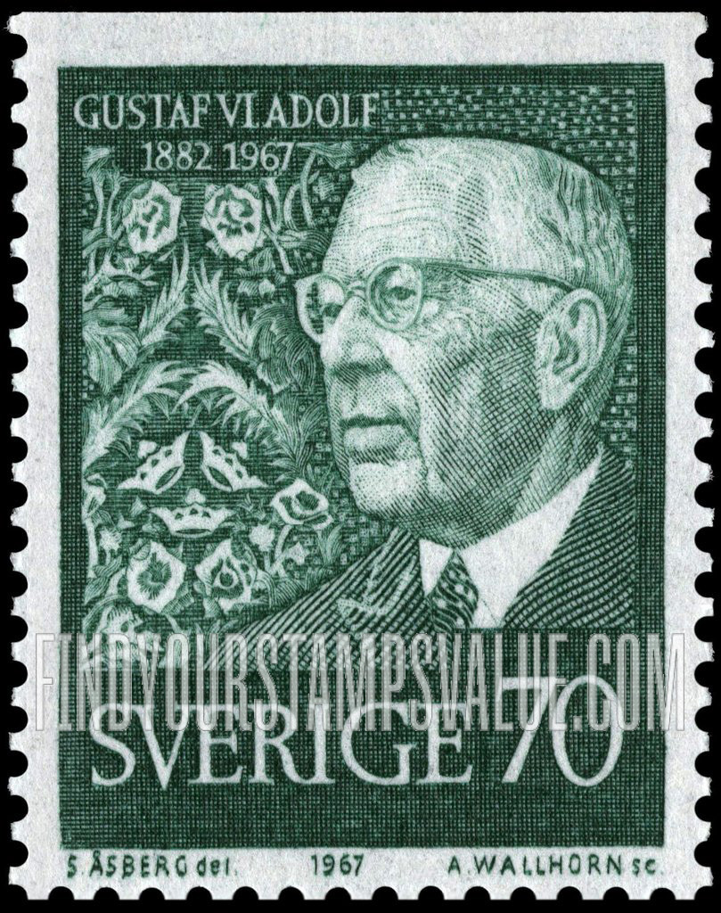 FindYourStampsValue: King Gustaf VI