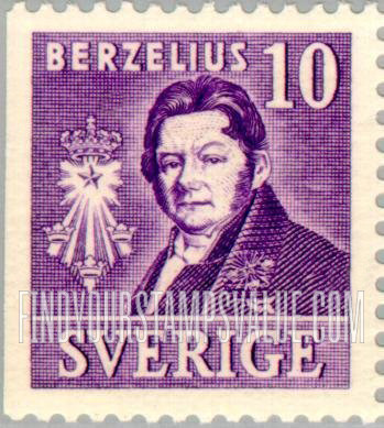 FindYourStampsValue: J. J. Berzelius