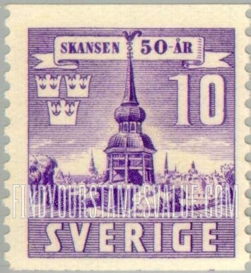 FindYourStampsValue: View of Skansen