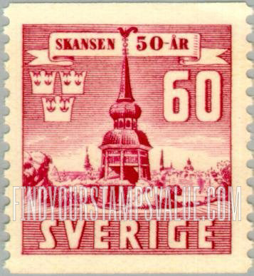 FindYourStampsValue: View of Skansen