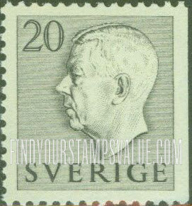 FindYourStampsValue: Gustaf VI Adolf (Letters in color)