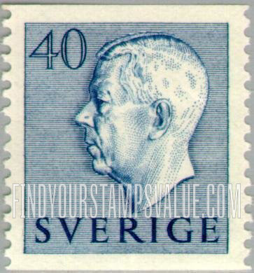 FindYourStampsValue: Gustaf VI Adolf (Letters in color)