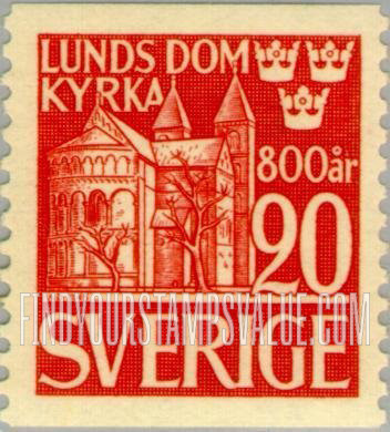 FindYourStampsValue: View of Lund Cathedral