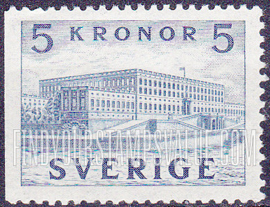 FindYourStampsValue: Royal Palace at Stockholm