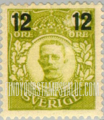 FindYourStampsValue: Gustaf V