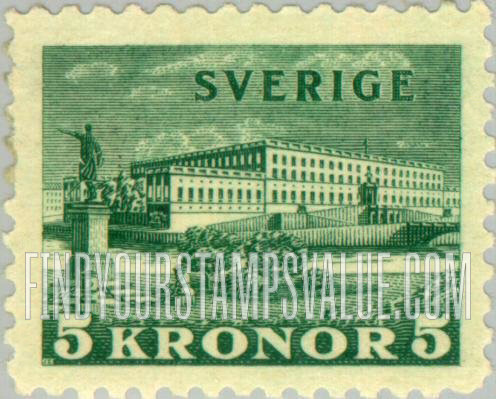 FindYourStampsValue: Royal Palace at Stockholm